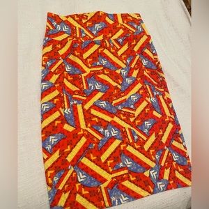 LuLaRoe Wonderwoman pencil skirt